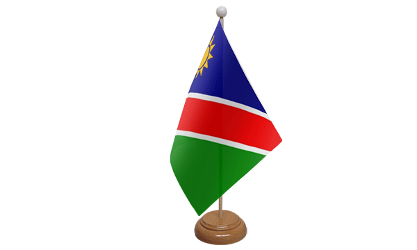 Namibia Small Flag with Wooden Stand
